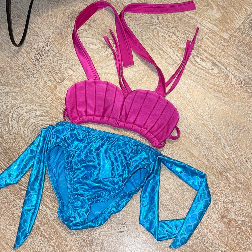 Boutique Girls Mermaid Swimwear set